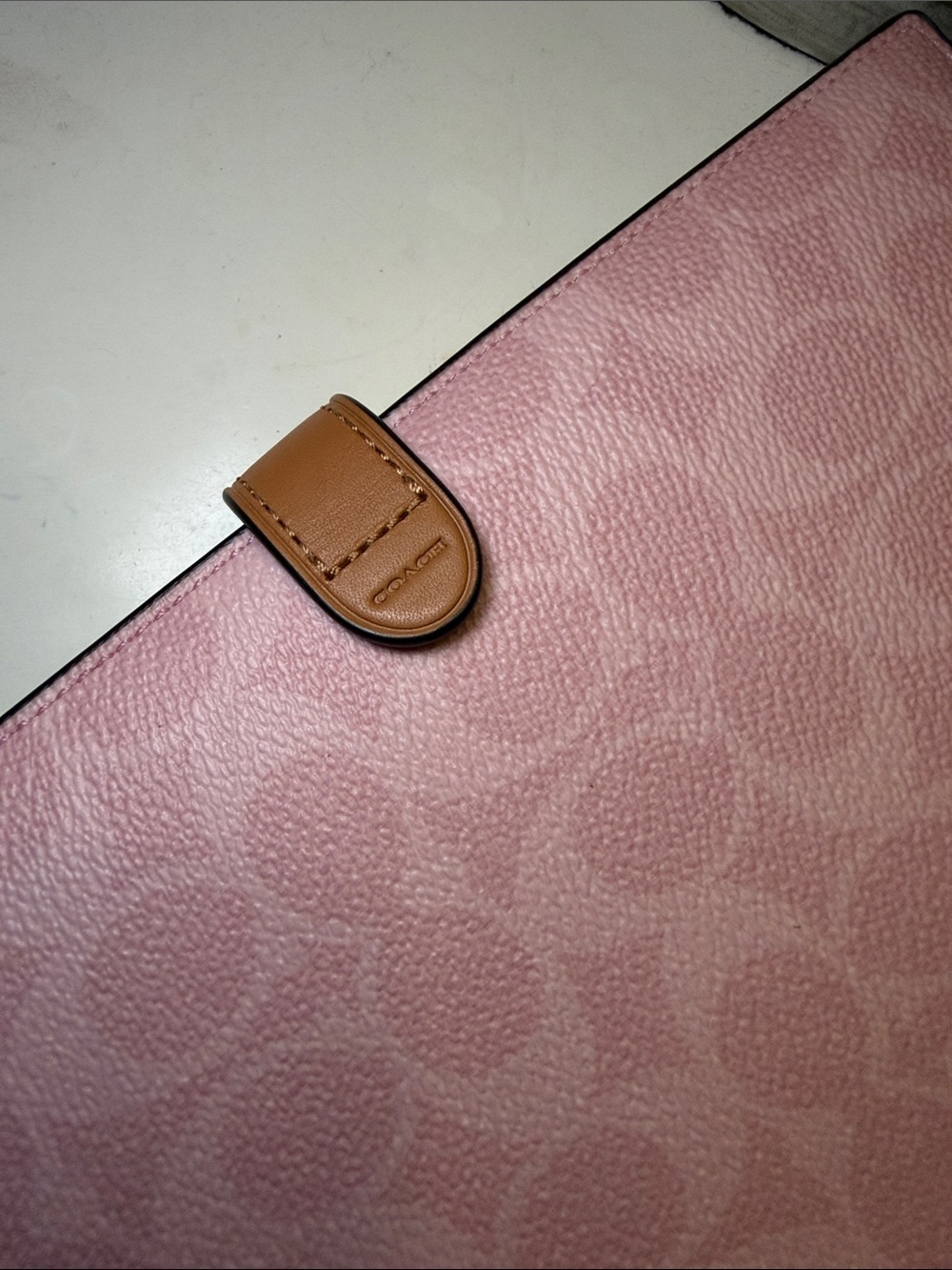 Coach Powder Pink Notebook - Picture 3 of 5